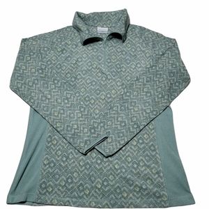 Women's Columbia Fleece Zip Pullover Sz L